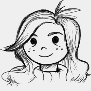 An extremely cute and charming sketch portrait of me!